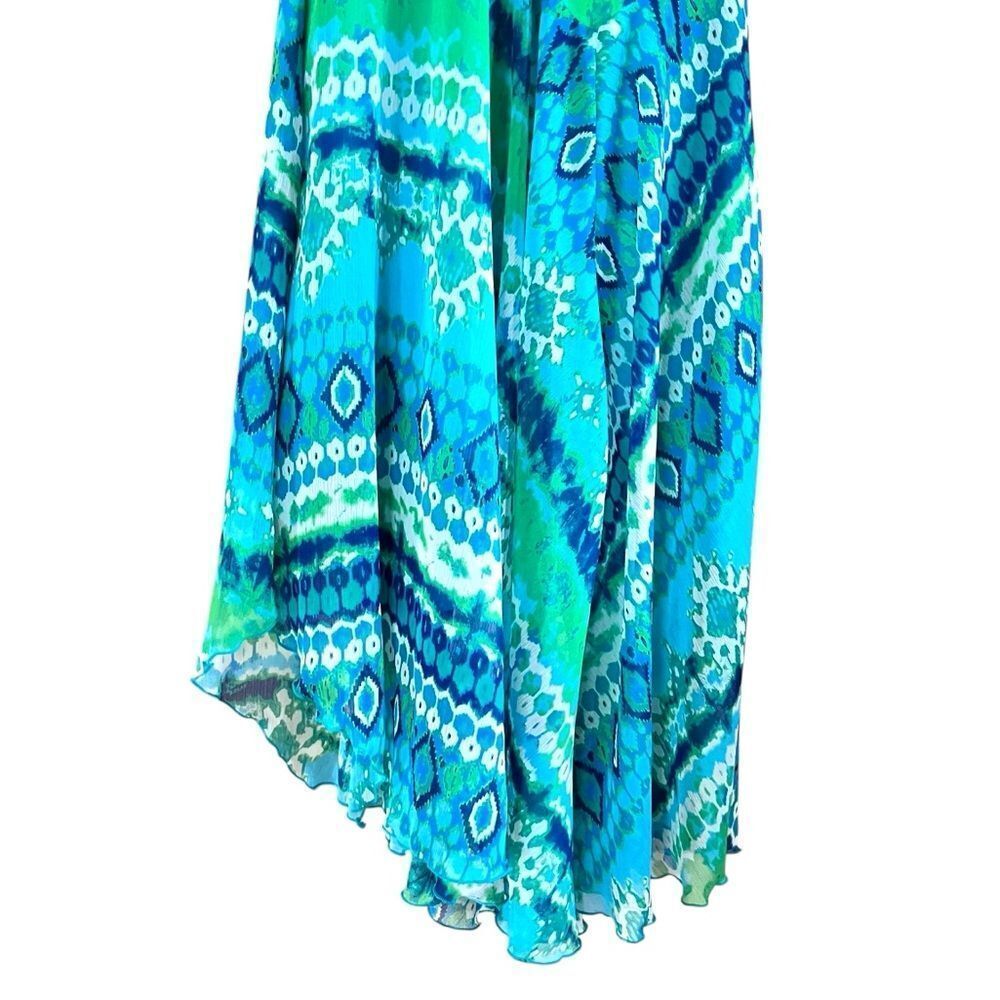 Rabbit Rabbit Rabbit Ikat Print Asymetrical Dress - image 5